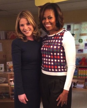 Jenna Bush y Michelle Obama