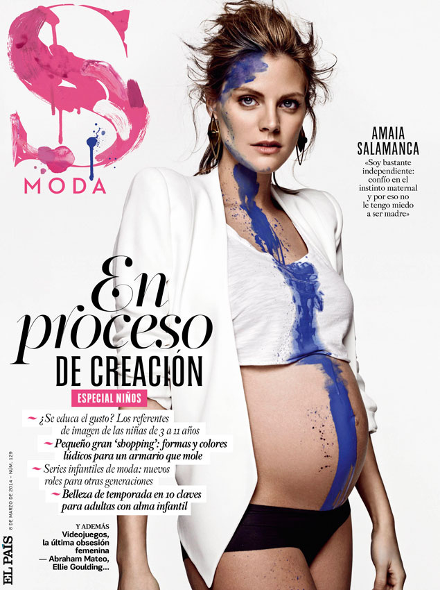 Amaia Salamanca posa en la revista S Moda