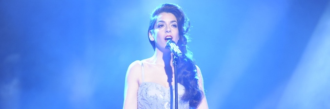 Ruth Lorenzo durante su actuación en la preselección de TVE