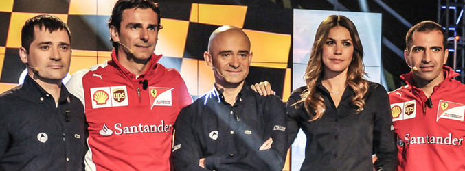 Los presentadores de la Fórmula 1