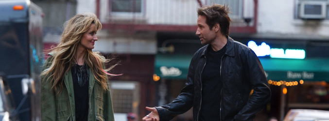 Karen Van Der Beek y Hank Moody en la sexta temporada de 'Californication'