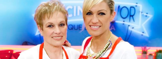 Luján Argüelles y su madre en 'Mi madre cocina mejor que la tuya'