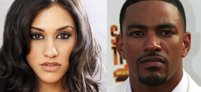 Janina Gavankar y Laz Alonso