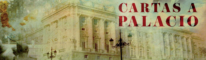 Parte de la portada del libro "Cartas a Palacio" de Plaza & Jané