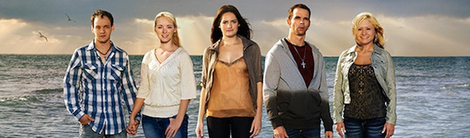 Abe, Rebecca, Kate, Sabrina y Jeremíah, protagonistas de 'Breaking Amish'