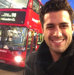 Javier de Hoyos, Londres