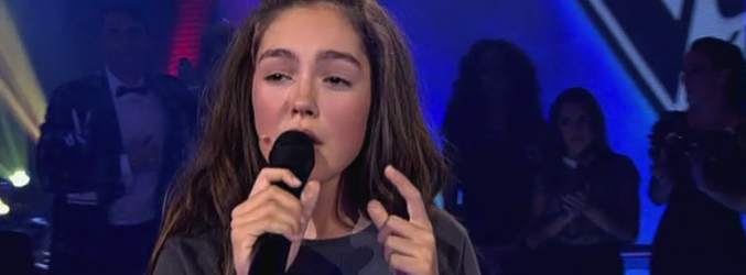 María Parrado en la final de 'La Voz Kids'