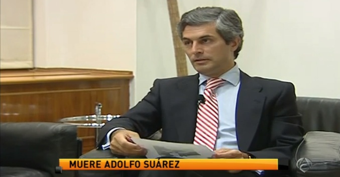 Antena 3 anuncia la muerte de Adolfo Suárez