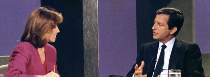 Mercedes Milá y Adolfo Suárez en 'Jueves a jueves'