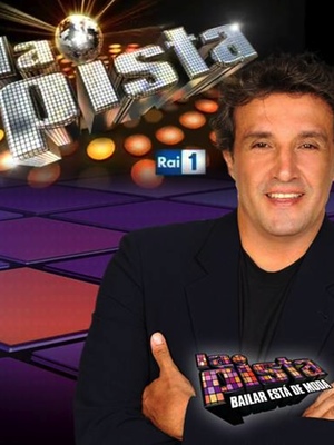 Flavio Insinna, presentador de 'La pista', versión Italia