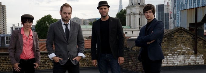 Los magos Billy Kidd, Nate Staniforth, Wayne Houchin y Ben Hanlin