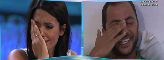 Antonio Tejado y su esposa durante el pasado debate de 'Supervivientes'