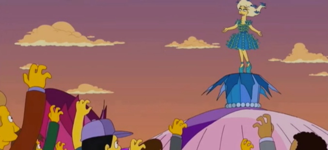 Imagen del episodio de 'Los simpson', "Lisa Goes Gaga"