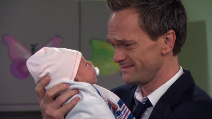 Barney y su hija Ellie, en el emotivo final de 'Cómo conocí a vuestra madre'