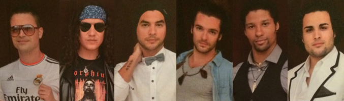 José Duarte, José "La Pepa", Juan Yanes, Manuel Álvarez, Guido y David Gutiérrez