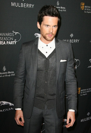 Tom Riley en los BAFTA 2014