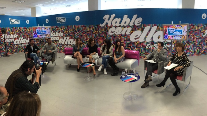 Rueda de prensa de 'Hable con ellas en'Telecinco'