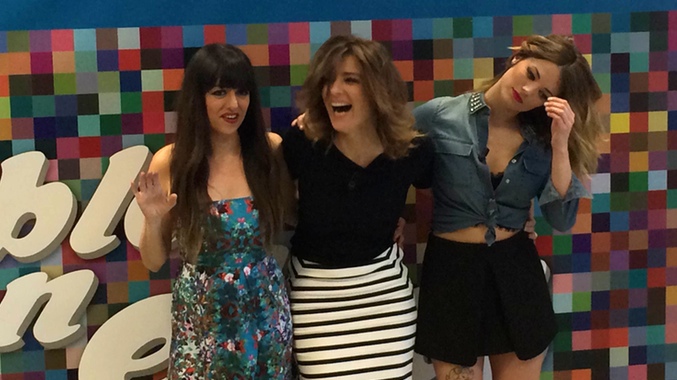 Yolanda Ramos, Sandra Barneda y Alyson Eckmann en la presentación de 'Hable con ellas'