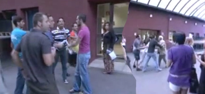 Captura de imagen del enfrentamiento entre Jimmy Giménez Arnau y Pipi Estrada 