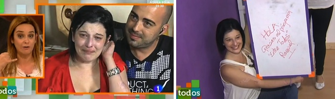 Raquel Bautista en 'Entre todos' el pasado mes de octubre