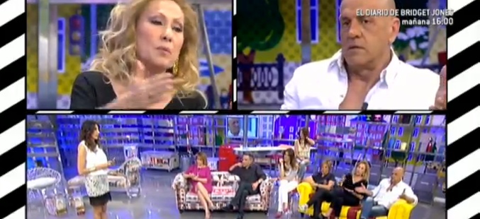 Captura de imagen de Rosa Benito tras enterarse de la posible incorporación de Amador Mohedano a 'Supervivientes 2014'