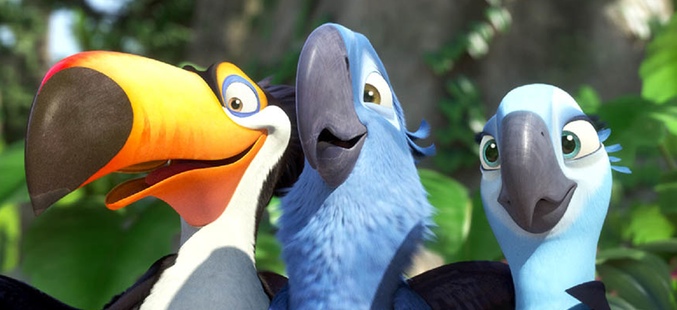 Personajes de la película "Río" emitida en 'El blockbuster' de Cuatro