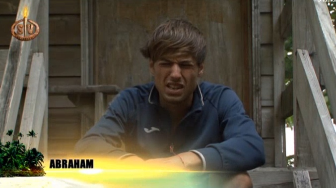 Abraham García rendido tras el temporal en &#39;Supervivientes&#39;