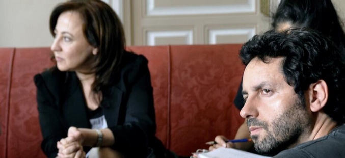 Manuel Ríos San Martín junto a Carmen Machi en 'Rescatando a Sara'