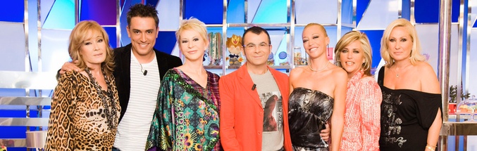 El presentador y los colaboradores de 'Sálvame'