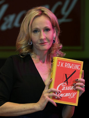 J.K. Rowling, escritora de "Una vacante imprevista"