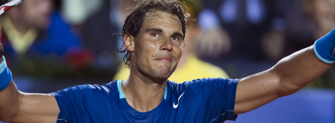 Rafa Nadal durante su encuentro contra Dodig