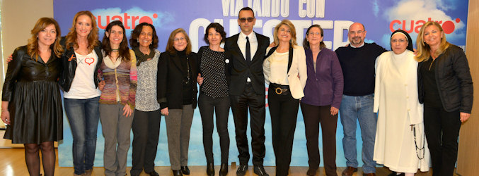 Risto Mejide en el acto de entrega de la recaudación de las subastas de los Chester