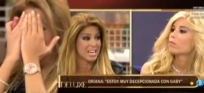 Oriana no puede aguantar sus lágrimas en 'Sálvame deluxe'