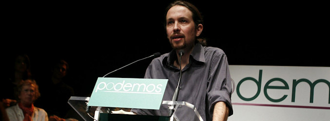Pablo Iglesias, candidato del partido Podemos