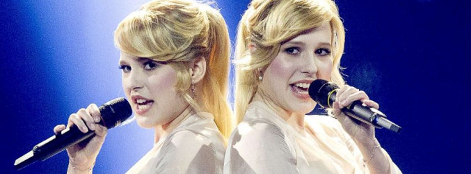 Tolmachevy Sisters en la primera semifinal de Eurovisión 2014
