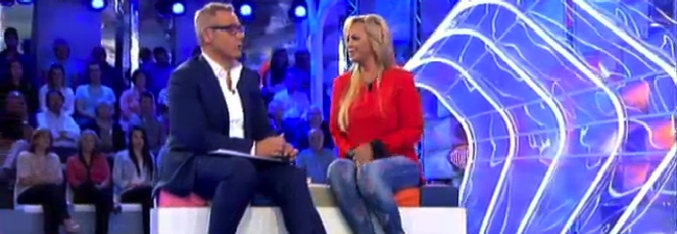 Belén Esteban junto a Jordi González en 'Hay una cosa que te quiero decir'