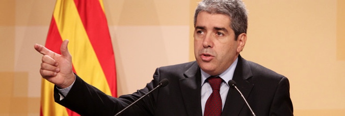 Francesc Homs, conseller de la Présidencia y portavoz de la Generalitat