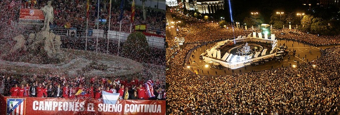 Neptuno o Cibeles recibirán a los aficionados del equipo campeón