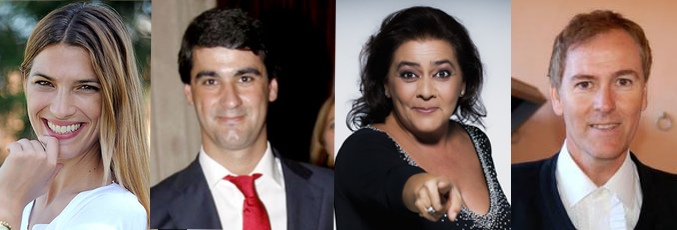 Laura Sánchez, Jesulín de Ubrique, María del Monte y Enrique Romero, el equipo del programa