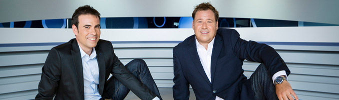 Felipe del Campo y Enrique Marqués, presentadores de 'Tiki-taka'