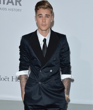 El cantante Justin Bieber