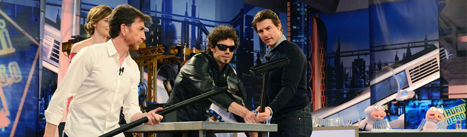 Pablo Motos, El Hombre de Negro, Tom Cruise y Emily Bllunt en 'El Hormiguero'