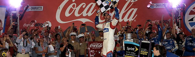 Jimmie Johnson, ganador de la Coca-Cola 600