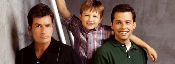 Protagonistas de 'Dos hombres y medio'