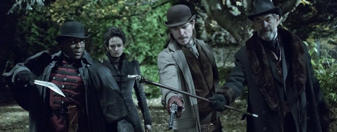 Dani Sapani, Eva Green, Josh Hartnett y Timothy Dalton en 'Penny Dreadful'