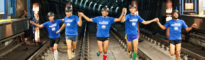 Corredores del &quot;Discovery Underground&quot; de Madrid