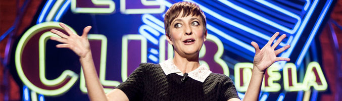 Eva Hache, presentadora de 'El club de la comedia'
