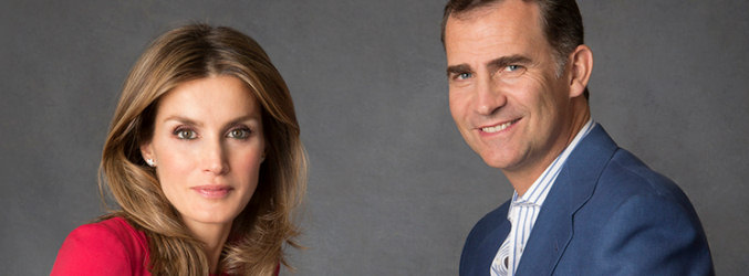 Los futuros reyes de España en un posado oficial