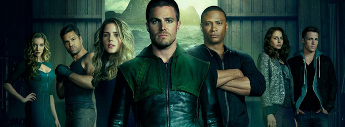 Stephen Amell y el resto de actores principales de la segunda temporada de &#39;Arrow&#39;