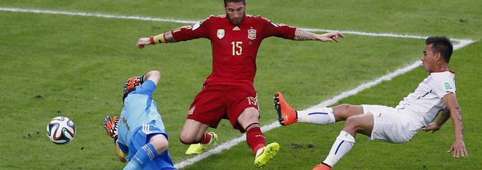 España, eliminada tras perder contra Chile